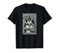 Baphomet Tarot Card Occulte Satan Le Diable Mort Athée 666 T-Shirt