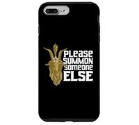 Baphomet Tête de chèvre Sataniste Occulte Invocation Démons Sarcastique Coque pour iPhone 7 Plus/8 Plus