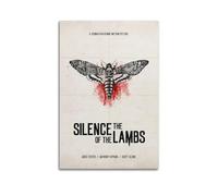 BAPINGM Poster artistique sur toile « The Silence of The Lambs » - Décoration murale pour chambre à coucher - Style sans cadre - 20 x 30 cm