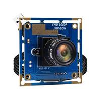 BAPPRJJ 1080p Full HD MJPEG 30fps/60fps/120fps Haute Vitesse CMOS OV2710 Grand Angle CCTV sécurité UVC OTG OEM Webcam Module de caméra USB(12mm,5m Cable)