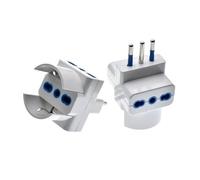 BAPPRJJ Adaptateur de prise de voyage for l'Italie, prise 3 voies, prise multiport, norme italienne 10 A 250 V