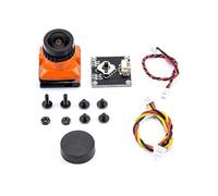 BAPPRJJ Caméra Mini1/3 CMOS 1500TVL B19 FPV, Objectif 2.1mm, Puissance 5V-30V PAL/NTSC avec OSD Interne réglable for Drone de Course RC FPV(Bundle 3)
