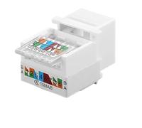 BAPPRJJ CAT6 RJ45 insérer Keystone Gigabit LAN coupleur prise Standard T568A/B emplacement de Module réseau for connecteur Ethernet prise Internet(Crimps Wire CAT6)