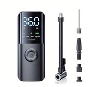 BAPPRJJ Compresseur d'air Portable for Voiture, gonfleur numérique for pneus de Voiture, 12 V, 150 psi, injecteur d'air for pneus de vélo