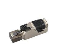 BAPPRJJ Connecteur CAT8 STP RJ45 CAT7 CAT6A, terminaison Ethernet réutilisable, prise modulaire blindée, champ modulaire en alliage de Zinc(Upgraded CAT6A)