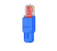 BAPPRJJ Connecteur RJ45 sans outil, sans sertissage, prise modulaire UTP 1000 Mbps CAT6/CAT6A for câble Ethernet Lan solide toronné(CAT6 Blue)