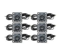 BAPPRJJ Module caméra Hot 100 degrés 1MP OV9732 1280x720 USB, Manuel de Pilote Gratuit, câble de 2 ou 3 mètres Inclus for WinXP/7/8/10(6Pcs 2 Meter)