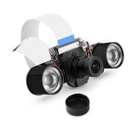 BAPPRJJ Module de caméra de Vision Nocturne for Raspberr 4, Kit de Webcam avec capteur OV5647 vidéo HD 5MP 1080P avec Coupe IR intégrée