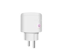 BAPPRJJ Prise de courant domestique 20 A UE 4200 W avec fonction de surveillance de l'alimentation et compatible avec Home Assistant