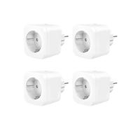 BAPPRJJ Prise UE HomeKit 16 A, surveillance de l'alimentation, fonction de synchronisation, commande vocale, prise en charge(4 Piece Homekit Plug)