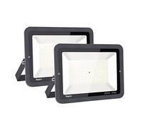 bapro 2x 200W 20000LM Projecteur LED Lumières Extérieures, 3000K Super Lumineux Blanc Chaud Lampe Projecteur Spot LED Puissant, Projecteur LED Extérieur IP65 Etanche