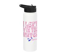 Baptême chrétien Je l'ai laissé dans l'eau Matthieu 28:19 Stainless Steel Insulated Water Bottle
