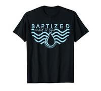 Baptême en Christ/Verset de la Bible baptisé par Jésus emporté T-Shirt Graphique avec Valeur