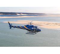 Baptême en hélicoptère à Arcachon vers Dune du Pilat, Cap Ferret
