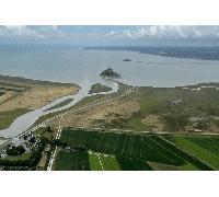 Baptême en hélicoptère au Mont-Saint-Michel