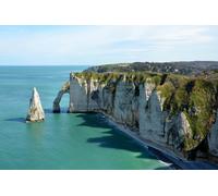 Baptême en hélicoptère - Survol des Falaises d'Étretat