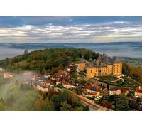 Baptême montgolfière au Château de Hautefort en Dordogne