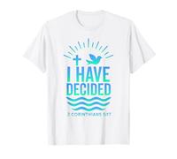 baptême que j'ai décidé baptisé 2025 nouveau croyant chrétien T-Shirt