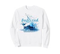 Baptisé - Foi chrétienne Eau Baptême Design Graphique Sweatshirt