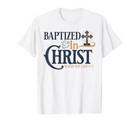 Baptisés dans Le Christ devenu Nouveau (2 Cor 5:17) La Foi T-Shirt Graphique avec Valeur