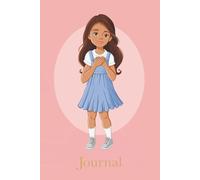 Baptism Journal: Girl, Brown Skin, Brown Hair, for Kids