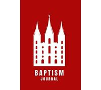 Baptism Journal: LDS Baptism Sketch Journal I Am a Child of God
