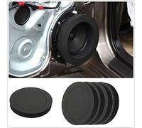 BAQI 4 pcs Universel 6.5 Pouces Mousse Anneau D'isolation Anneau Insonorisé Coton Pad Voiture Porte Haut-Parleur Bass Enhancer Système Kit
