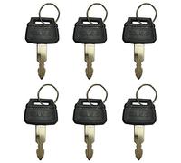 BAQI 6PCS Clés de démarrage d'allumage de remplacement pour chargeuses sur pneus de pelle Kawasaki Kobelco K250