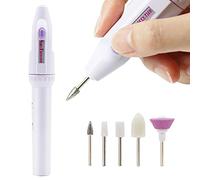 BAQI - Ensemble de forets à ongles électriques, broyeur à ongles portable 5 en 1, kit de manucure et pédicure pour la maison et le salon