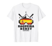 Baqueira-Beret Espagne Ski Resort Rétro Ski T-Shirt