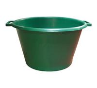 EDA - Baquet Rond 50 L - Seau en Plastique - Ø 56 x H 30 cm - Vert