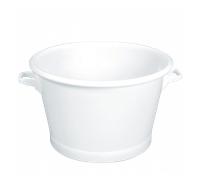 Baquet rond fond renforcé 75 L - blanc