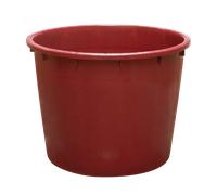 Baquet rond renforcé - 350 L - bordeaux