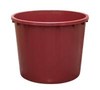 Baquet rond renforcé - 500 L - bordeaux