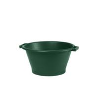 Baquet universel, rond, 110 litres, plastique, vert
