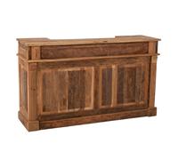 Bar 2 Tiroir en Bois "Hollywood" 180cm Naturel