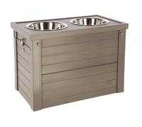Bar à alimentation pour chien Kerbl Eco Gris 2x1,2 L
