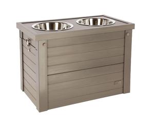 Bar à alimentation pour chien Kerbl Eco Gris 2x1,2 L
