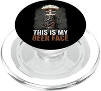 Bar à bière drôle Vintage Cadeau Humoristique Mon Visage PopSockets PopGrip pour MagSafe