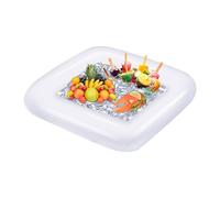 Bar à buffet gonflable flottant - Refroidisseur de boissons glacées, récipient de stockage de salade | Bol de boisson réfrigéré portable, support de rafraîchissement au bord de la piscine