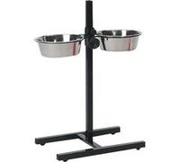 Flamingo Gamelle Support En H Avec 2 Ecuelles Otis 2x27cm pour Chien 4L
