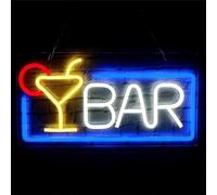 Bar à Cocktails Enseigne lumineuse en acrylique pour bar, fête, panneau lumineux lumineux en acrylique, panneau lumineux alimenté par USB, pour bar, fête, enseignes lumineuses, décoration murale