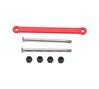 Bar à cravate en aluminium yizisecce, broches de charnière de suspension, accessoires de remplacement durables pour la voiture RC, pour Traxxas Slash 2WD 1/10, précision de (Rouge)