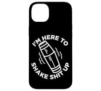 Bar Alcohol I'm Here to Shake it Up Funny Citation Bartender Coque pour iPhone 14 Plus