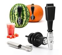 Bar Amigos Kit de robinet pour fût de fruits - Idéal pour les fêtes de pastèque, citrouille, boissons, ananas, thé glacé, alcool, cocktails, taraudage et vidage de jus