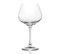 Bar Amigos Lot de 6 verres à vin - Turbulence Deluxe en cristal de Bohême Décanter spécial Design en forme de vague unique pour une meilleure aération 570 ml/20 ml bordeaux
