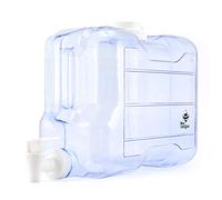 Bar Amigos Réservoir d’eau en plastique PETG avec robinet, poignée - Pour le bureau, le camping, les jus de fruits, les cocktails - Boire De l'eau en Portable Bidon Extérieur Distributeur d'eau 5.5L