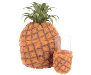 Bar Bespoke Seau à glace rétro en plastique en forme d'ananas