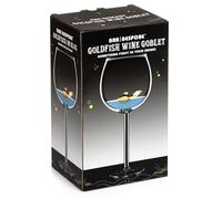 Bar Bespoke Verre à vin poisson rouge - Art dans un verre