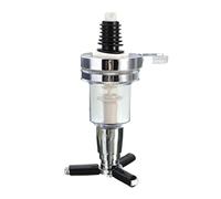 Bar Butler Distributeur mural pour vin, alcool, bière, 45 ml Chromé + argenté